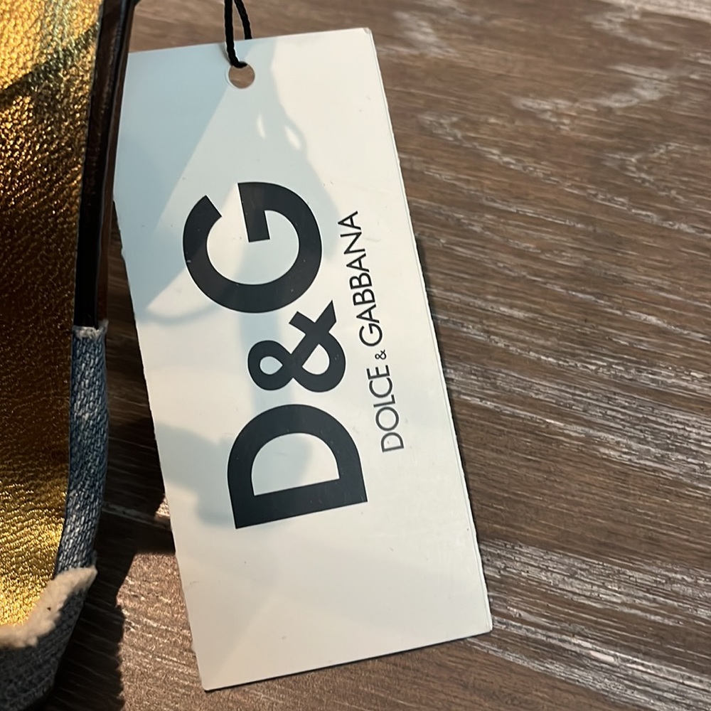 D&G denim patchwork heels - Picture 5 of 16